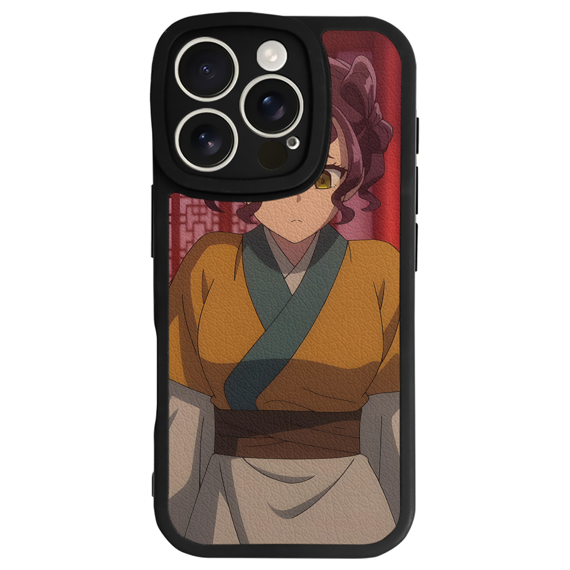 （画像用） 薬屋のひとりごと The Apothecary Diaries 【iPhone 16シリーズ対応】シリコンスマホケース（レザー調） 材質：シリコン